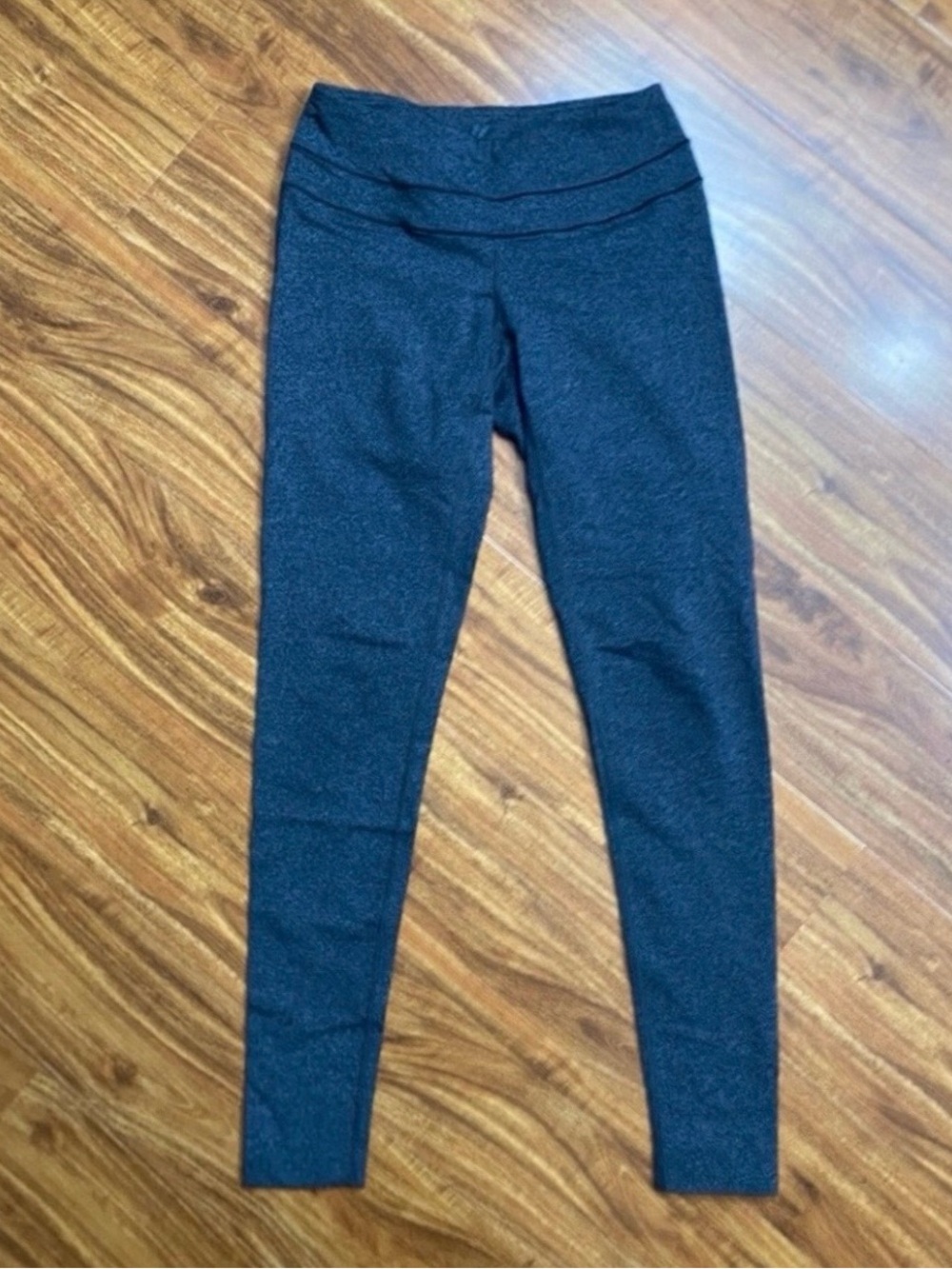 Lucy Activewear Women's Dark Gray Pebbled Lowrise Leggings Size XS Yoga Pilates